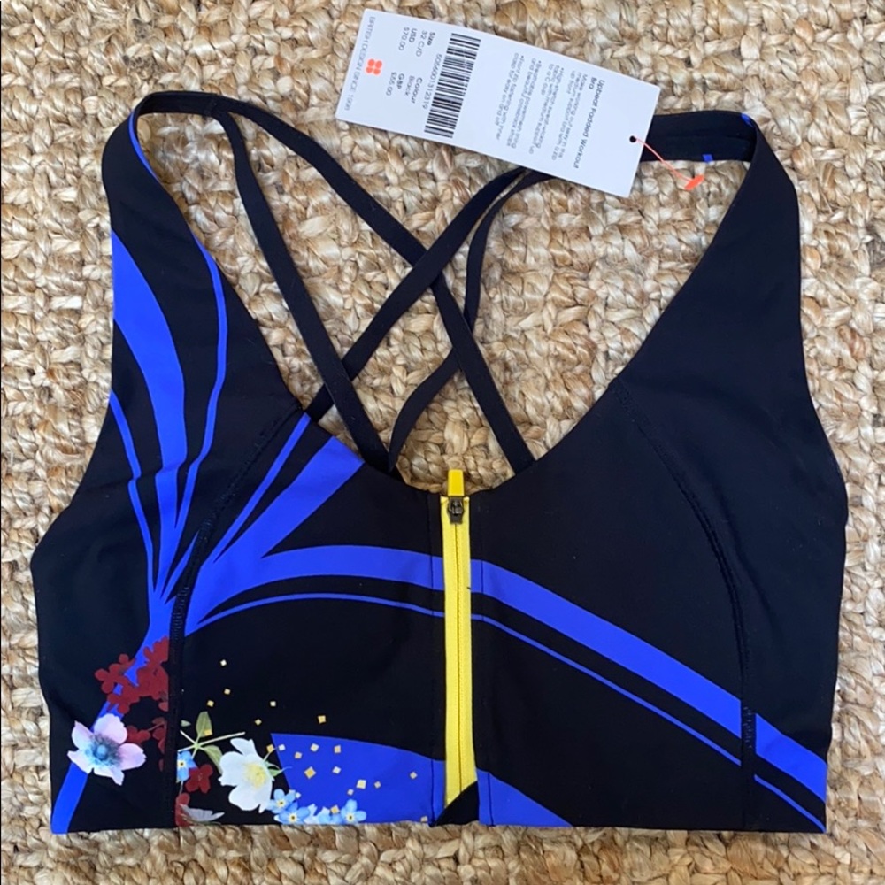 Sweaty Betty zip up Sports Bra